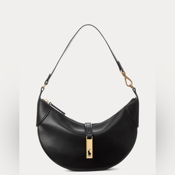 Polo Ralph Lauren Tan Leather Hobo Bag - Picture 4 of 6